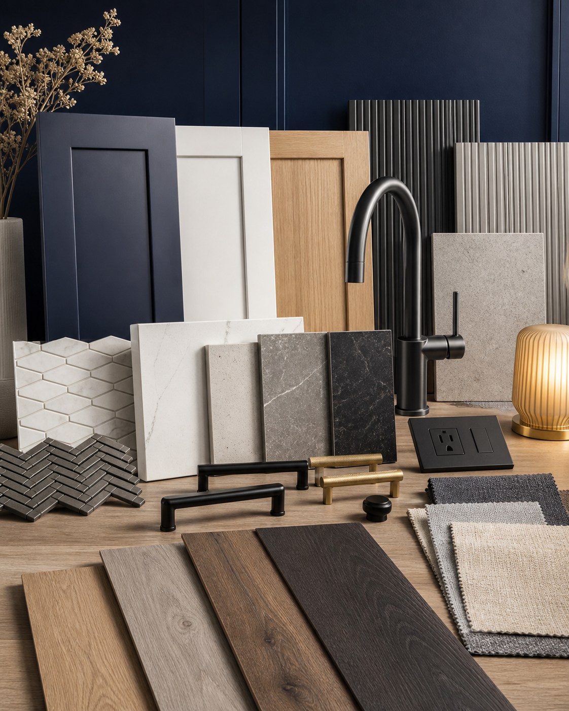 Sélection de finis, accessoires et matériaux