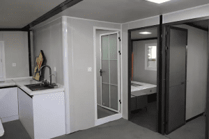 inside a expandable container house