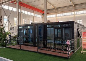 Beautiful expandable container house