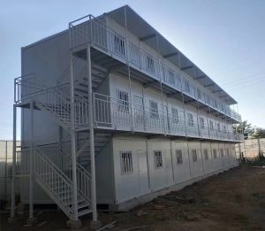 Logging seasonal workers in our foldable container houses