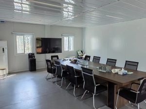 Seasonal workers container houses