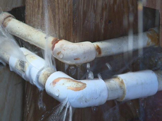 Insulating exterior plumbing